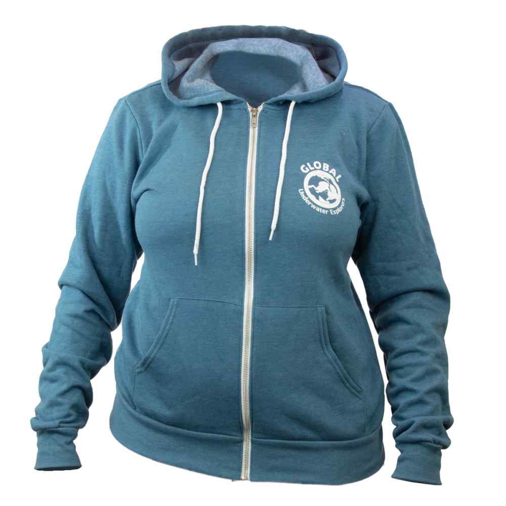 Lightweight Teal Zip Hoodie GUE